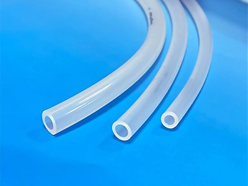 1/4" ID Silicone Tubing, 3/8" OD, Size 17, 10ft, Medical Grade for Peristaltic Pump, Platinum Cured, FDA Registered, High Performance